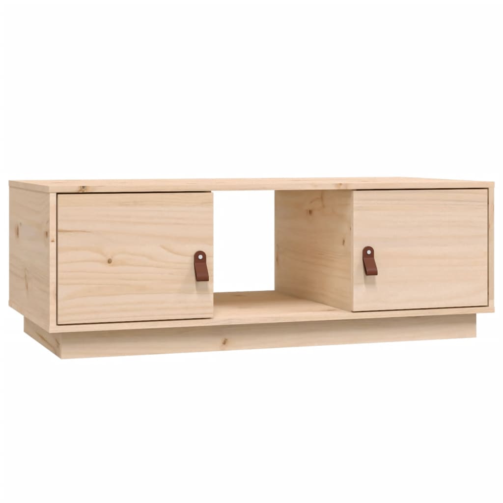 vidaXL Salontafel 100x50x35 cm massief grenenhout