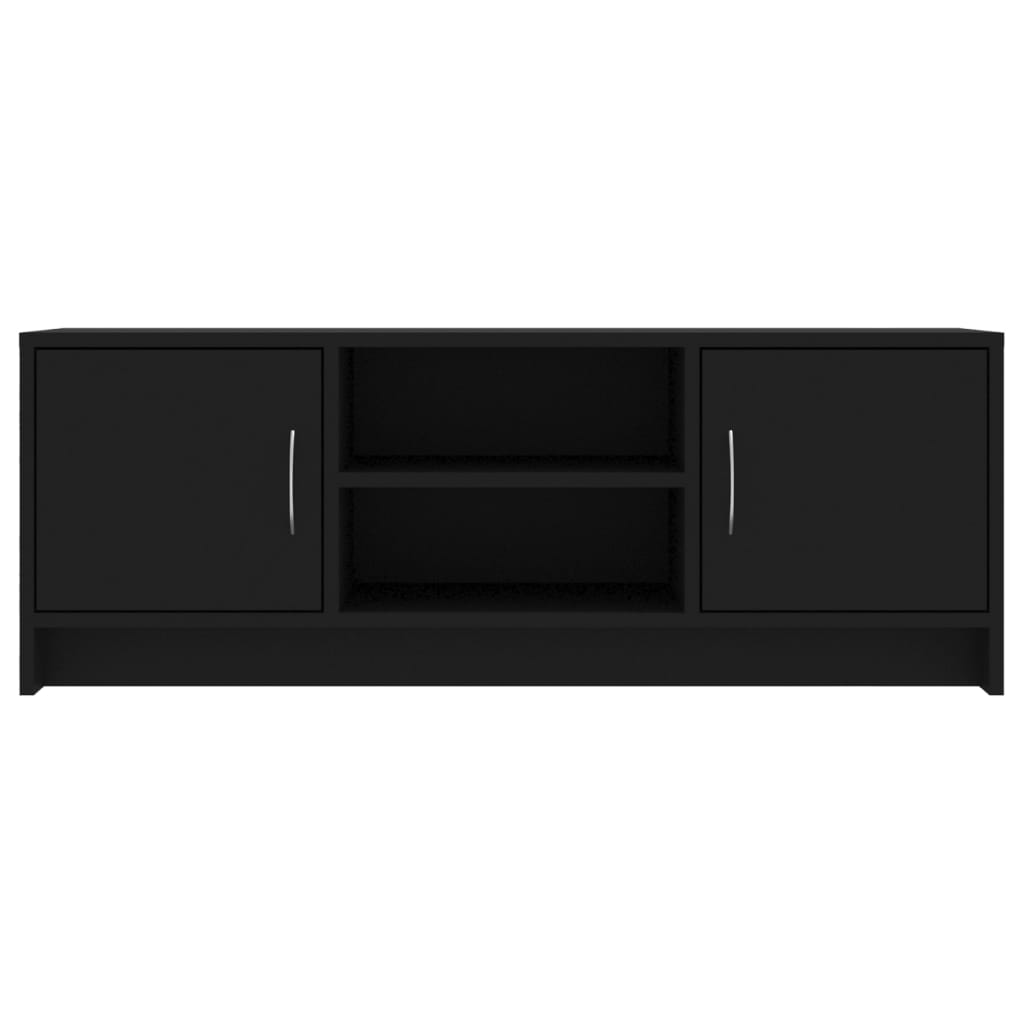 vidaXL Tv-meubel 102x30x37,5 cm bewerkt hout zwart