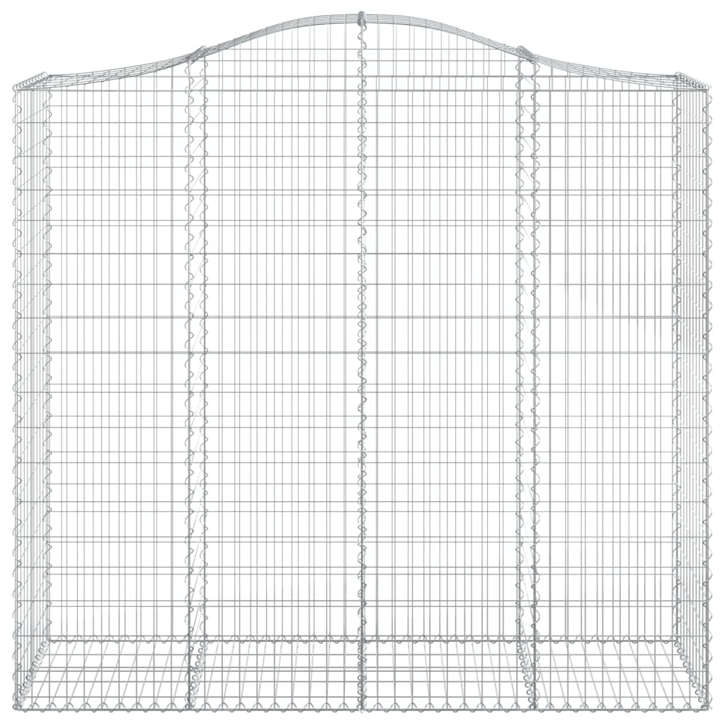 vidaXL Schanskorven 14 st gewelfd 200x50x180/200 cm ijzer