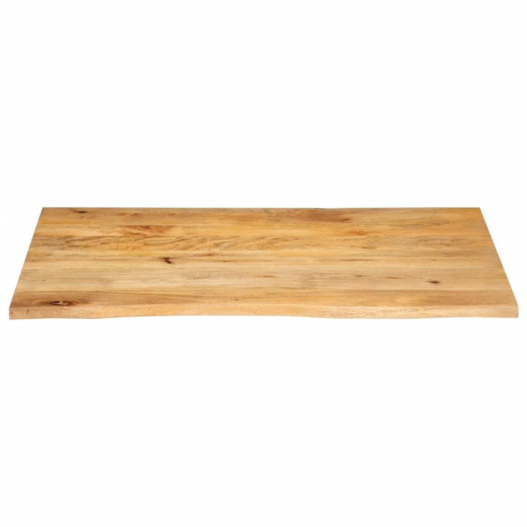 vidaXL Tafelblad met natuurlijke rand 100x60x2,5 cm massief mangohout