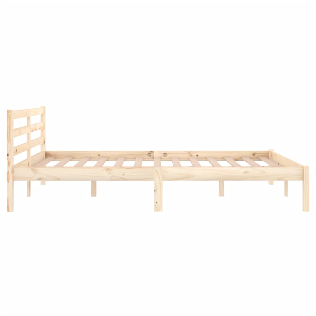 vidaXL Bedframe massief grenenhout 140x200 cm