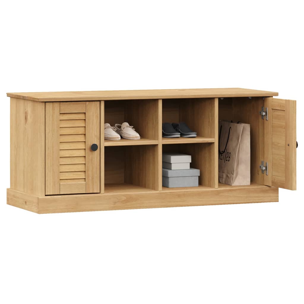 vidaXL Schoenenbank VIGO 106x35x45 cm massief grenenhout