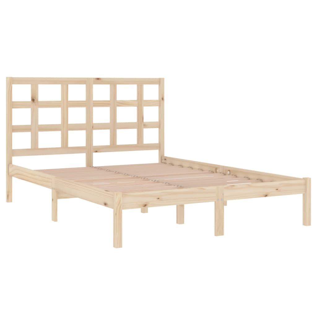 vidaXL Bedframe massief hout 160x200 cm