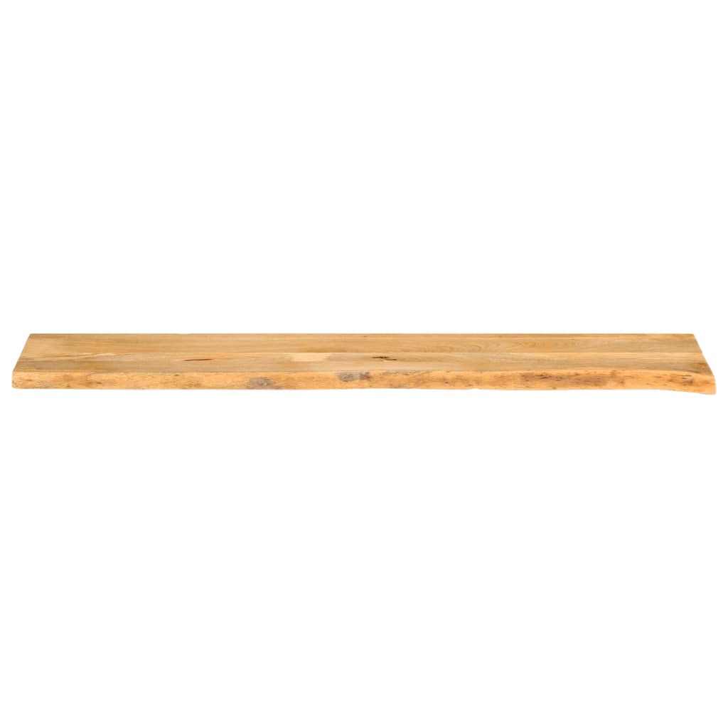 vidaXL Tafelblad met natuurlijke rand 140x40x3,8 cm massief mangohout