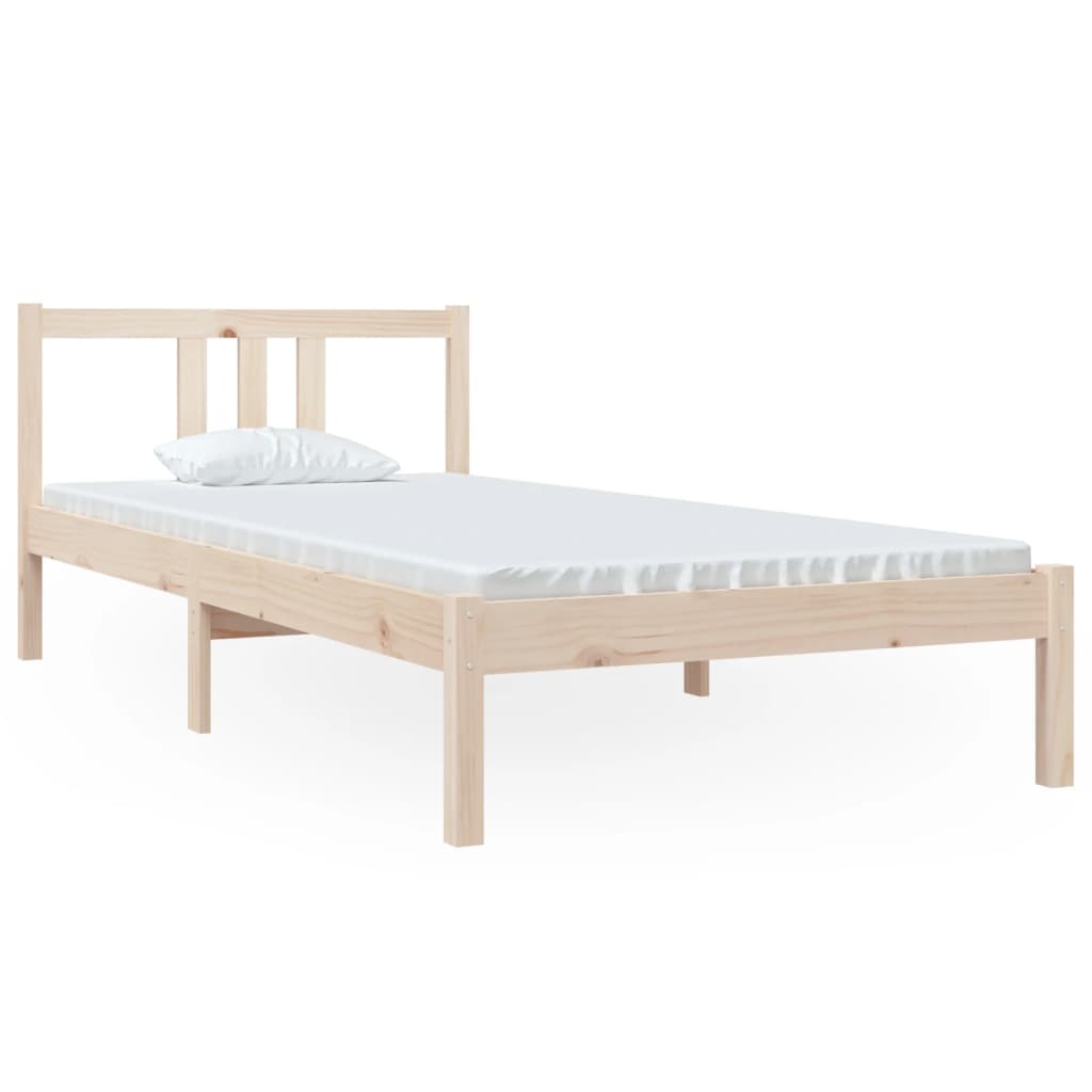 vidaXL Bedframe massief hout 90x200 cm