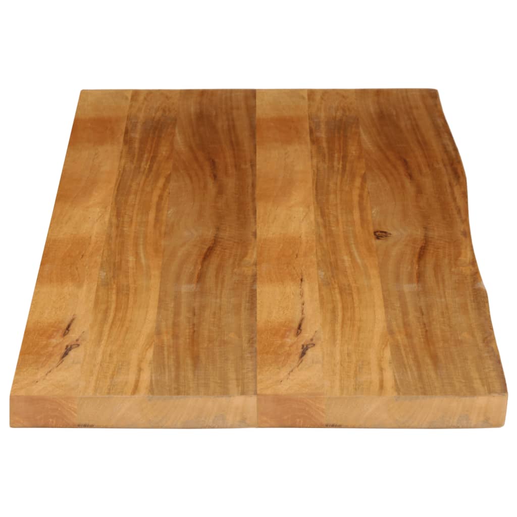 vidaXL Tafelblad met natuurlijke rand 140x60x2,5 cm massief mangohout