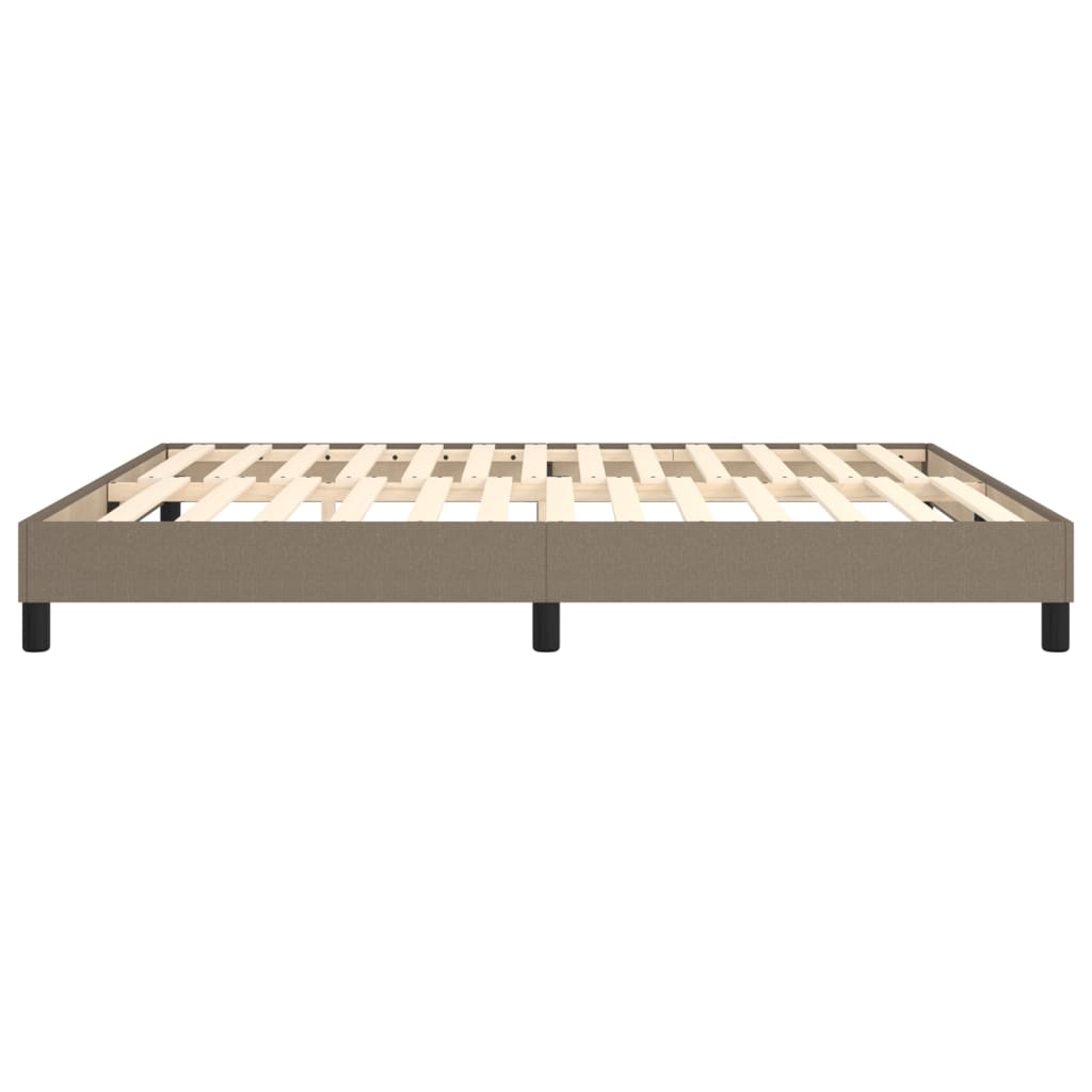 vidaXL Bedframe stof taupe 180x200 cm