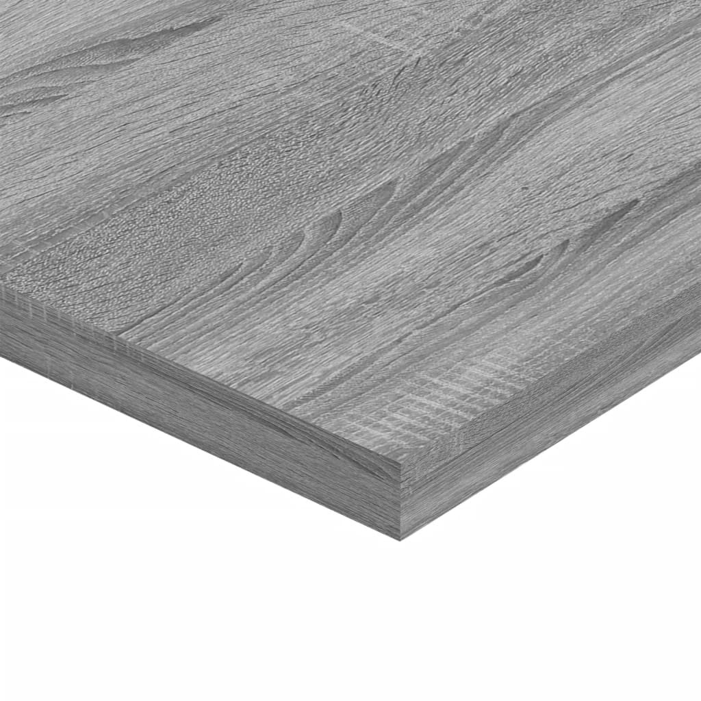 vidaXL Wandschappen 4 st 60x50x1,5 cm bewerkt hout grijs sonoma eiken