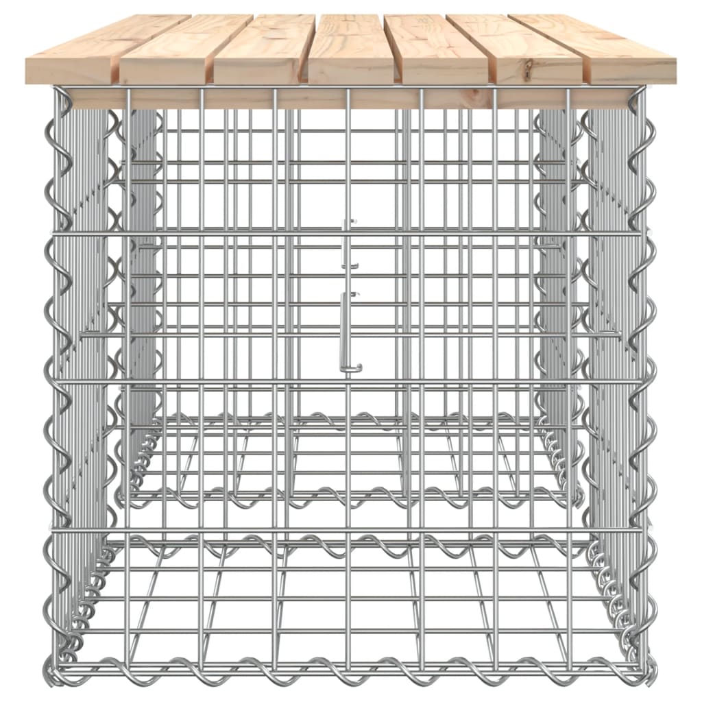 vidaXL Tuinbank Schanskorfontwerp 103x44x42 cm massief grenenhout