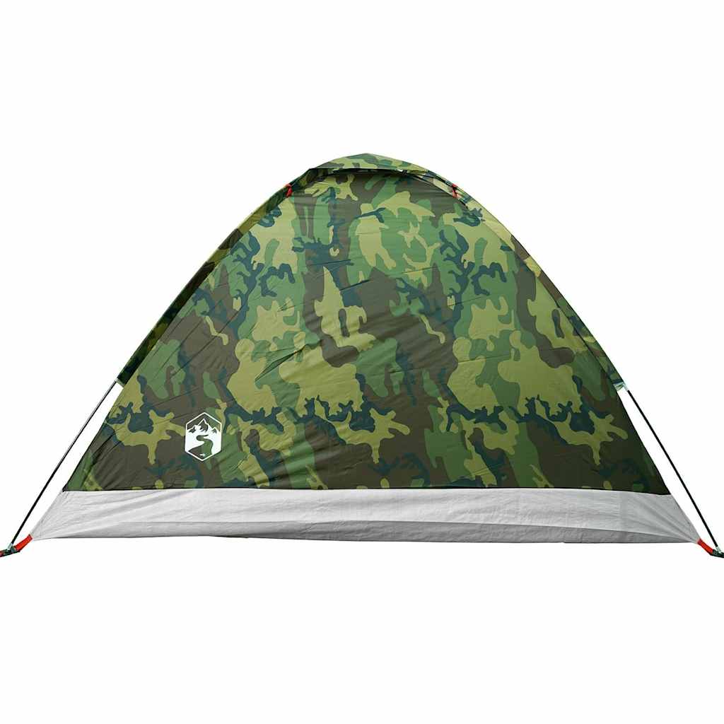 vidaXL Koepeltent 2-persoons waterdicht camouflage