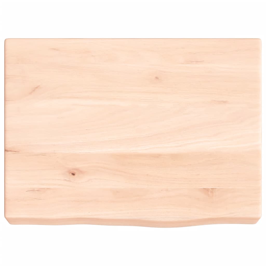 vidaXL Wandschap 40x30x(2-6) cm onbehandeld massief eikenhout