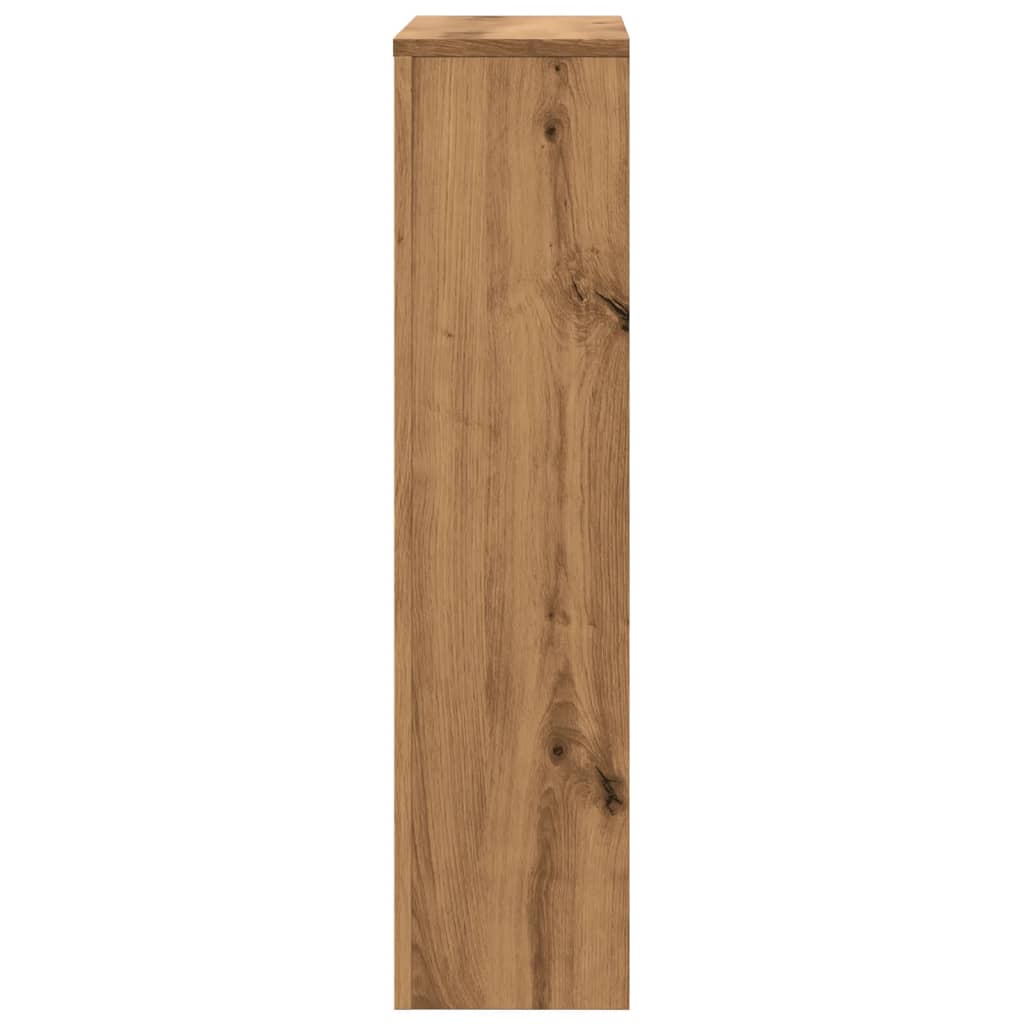 vidaXL Radiatorombouw 78x20x82 cm bewerkt hout artisanaal eikenkleur