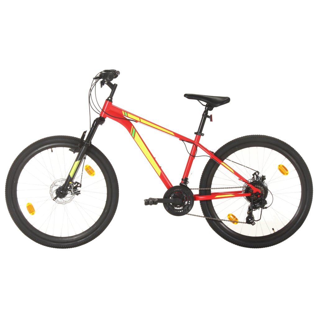 vidaXL Mountainbike 21 versnellingen 27,5 inch wielen 38 cm frame rood