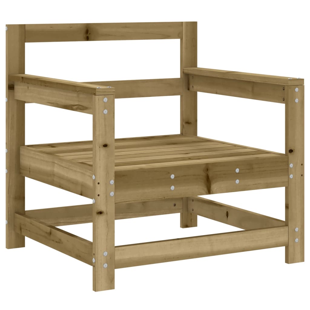 vidaXL Tuinstoelen 2 st geïmpregneerd hout