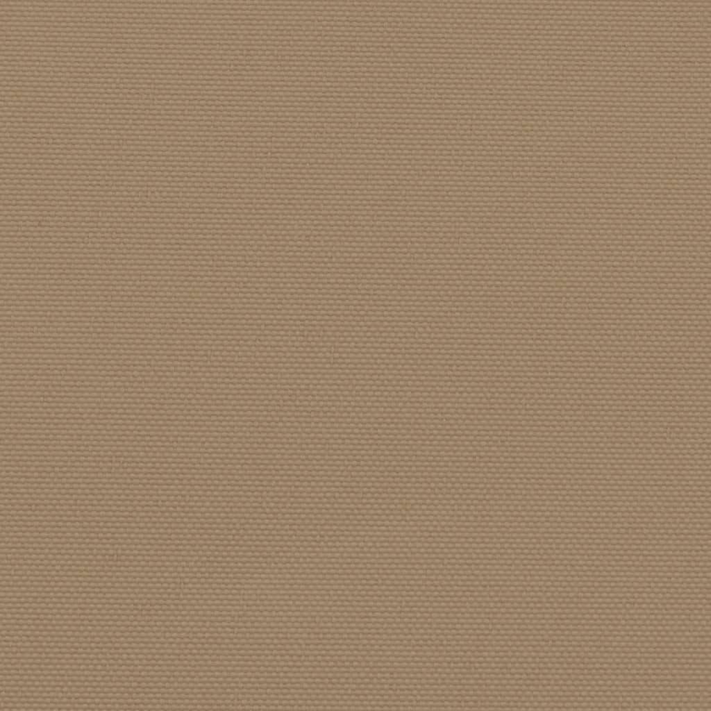 vidaXL Windscherm uittrekbaar 180x1200 cm taupe