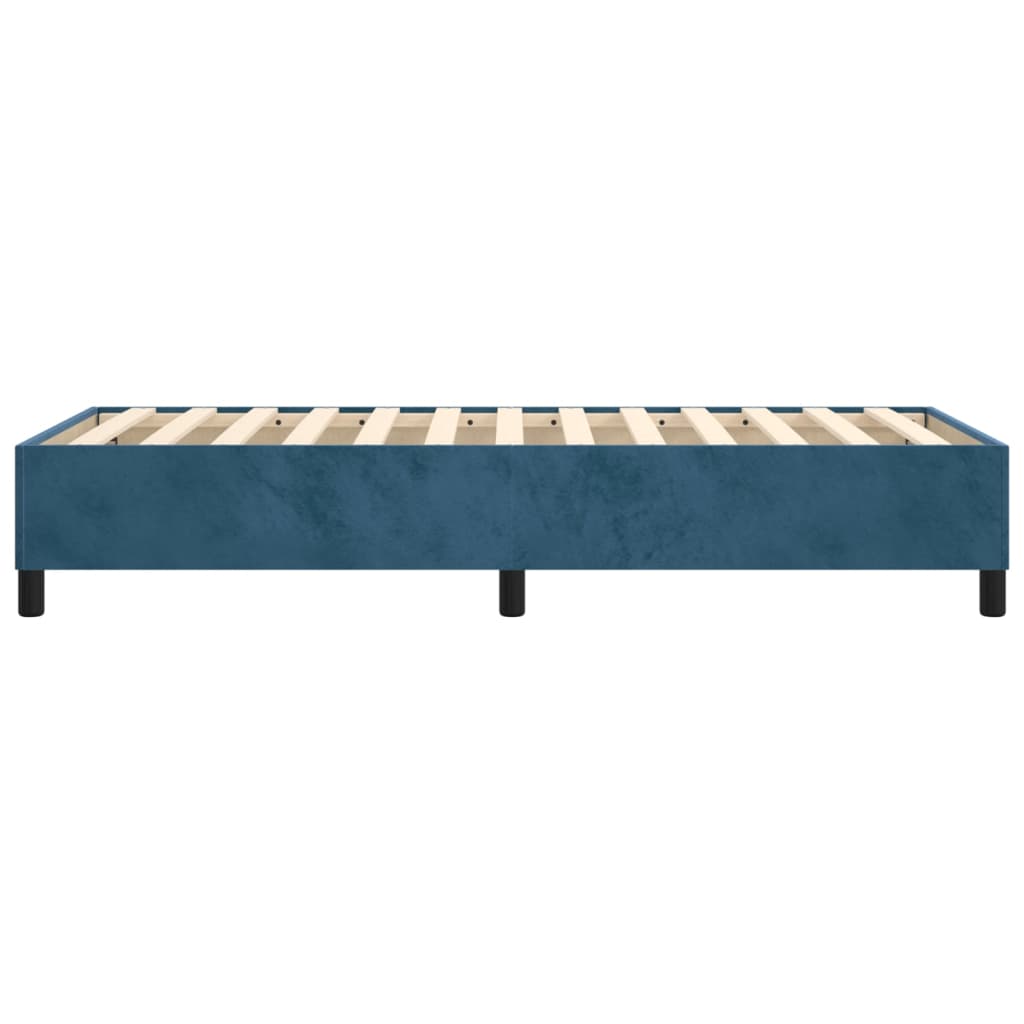 vidaXL Bedframe fluweel donkerblauw 80x200 cm