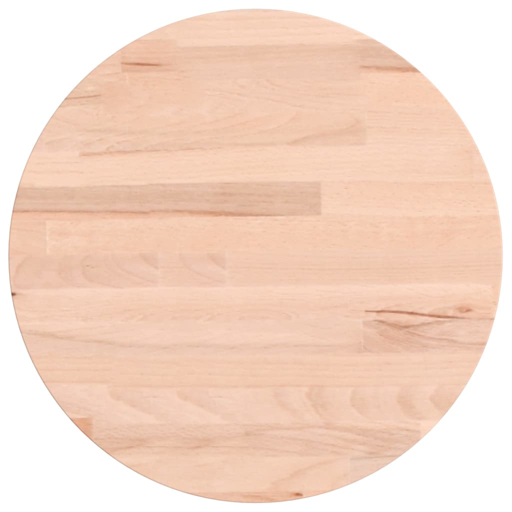 vidaXL Tafelblad rond Ø30x1,5 cm massief beukenhout