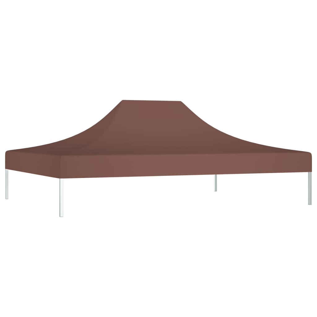 vidaXL Partytentdak 270 g/m² 4x3 m bruin