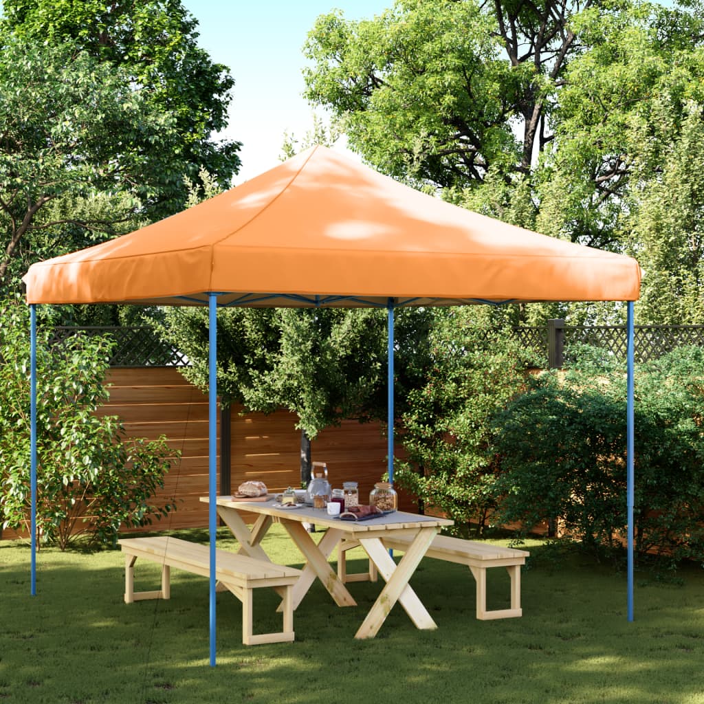 vidaXL Partytent inklapbaar pop-up 292x292x315 cm oranje