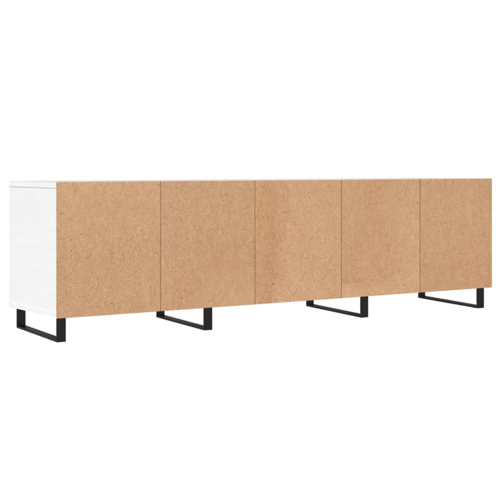 vidaXL Tv-meubel 150x30x44,5 cm bewerkt hout wit