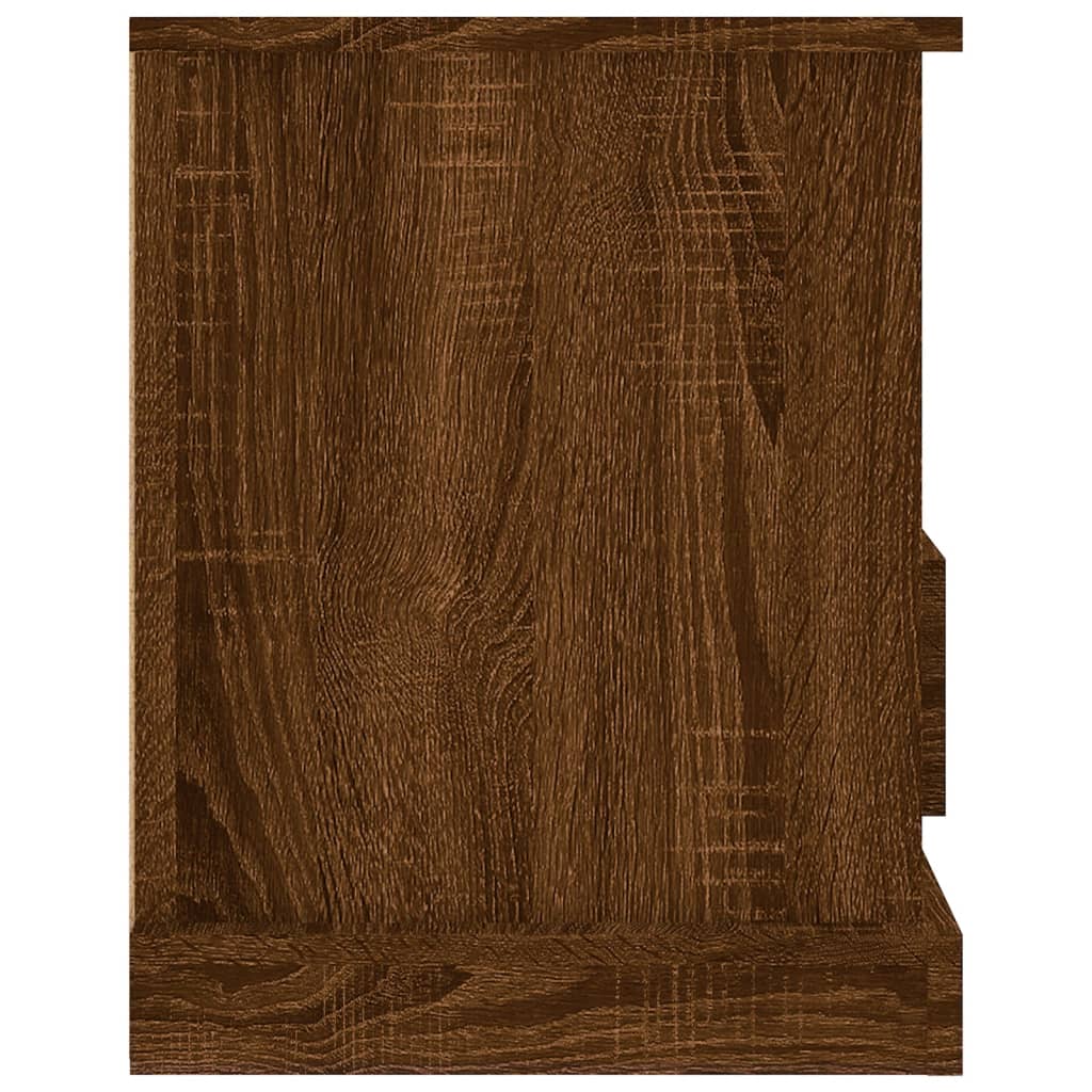 vidaXL Tv-meubel 93x35,5x45 cm bewerkt hout bruin eikenkleur