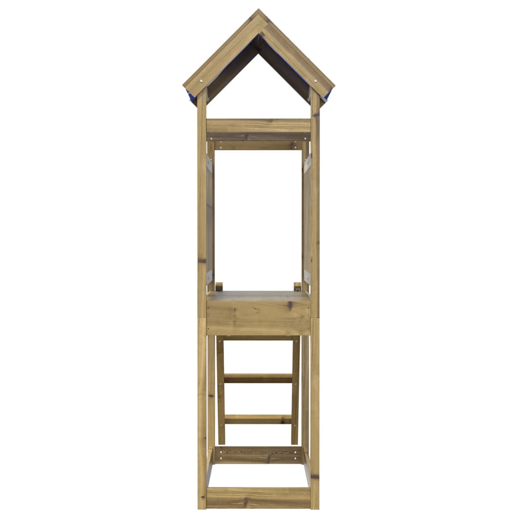 vidaXL Speeltoren ladder 110,5x52,5x215 cm geïmpregneerd grenenhout