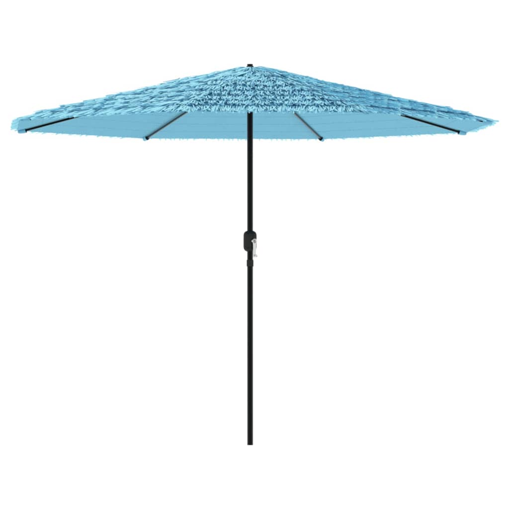 vidaXL Parasol met stalen paal 388x388x248 cm blauw