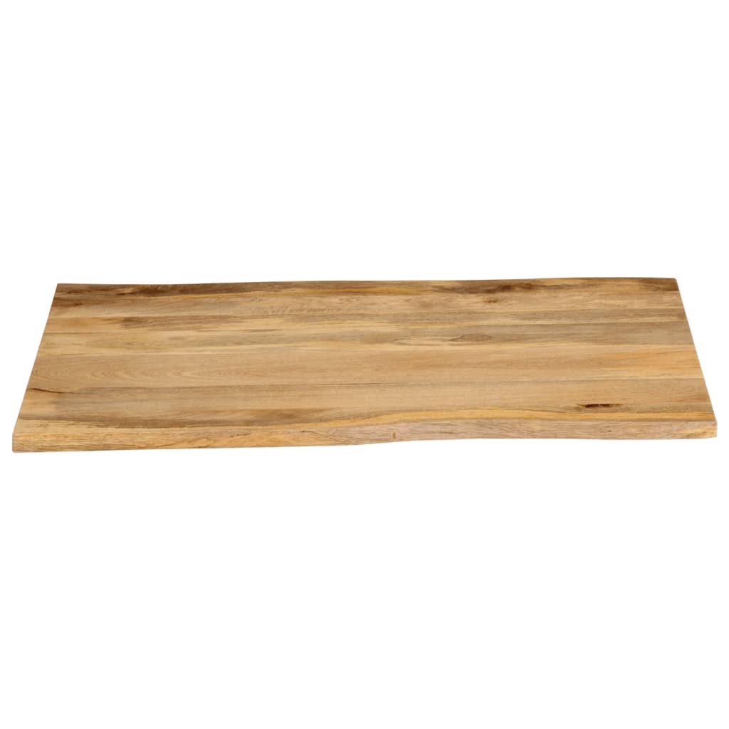 vidaXL Tafelblad met natuurlijke rand 90x80x2,5 cm massief mangohout