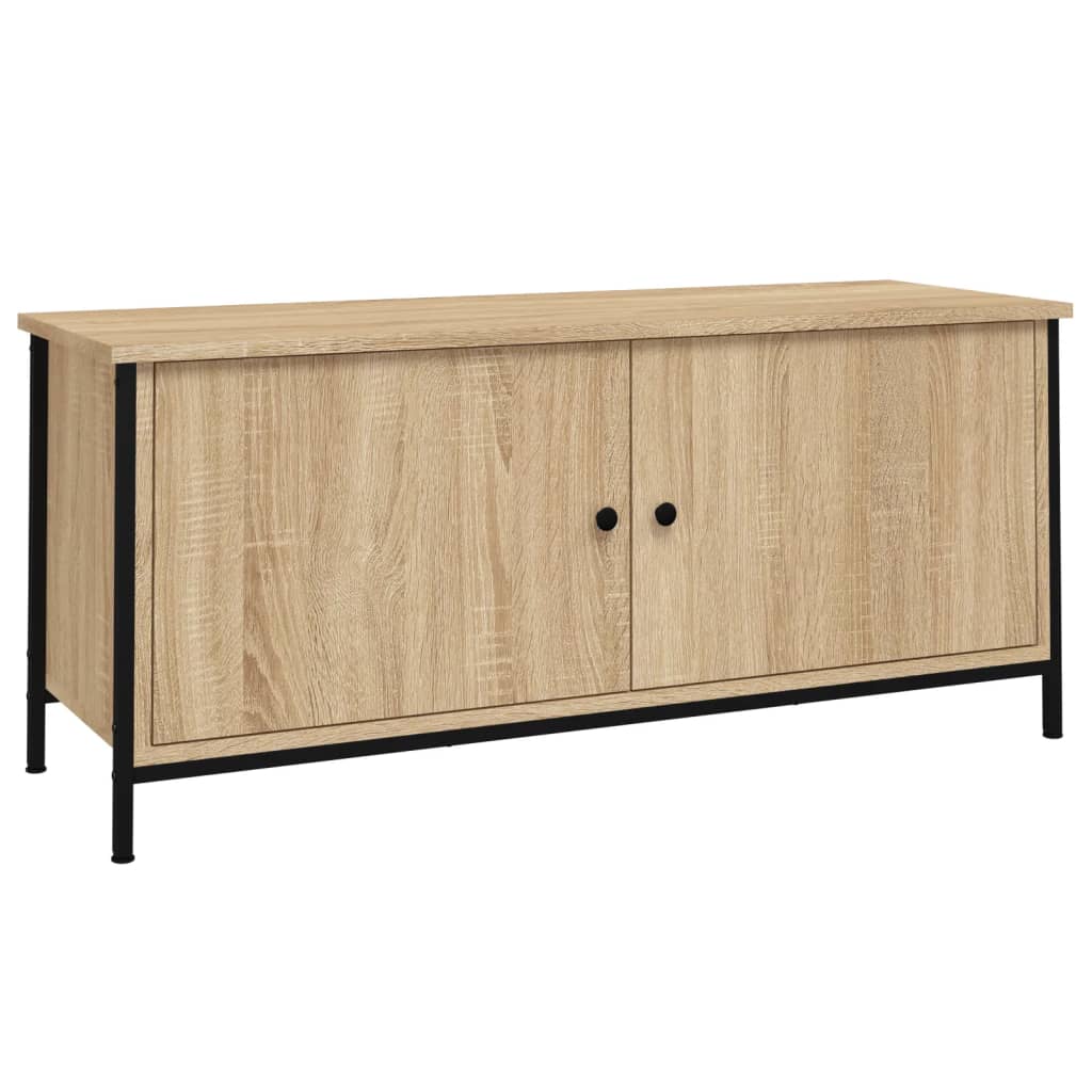 vidaXL Tv-meubel 102x35x45 cm bewerkt hout sonoma eikenkleurig