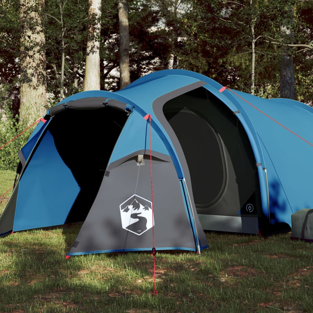 vidaXL Tunneltent 3-persoons waterdicht blauw