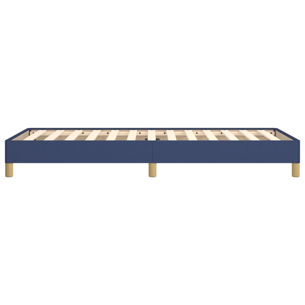 vidaXL Bedframe stof blauw 90x190 cm