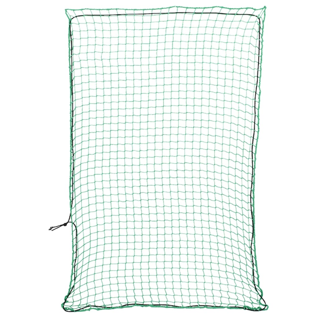 vidaXL Aanhangwagennet elastisch touw 2,2x1,5 m polypropeen groen