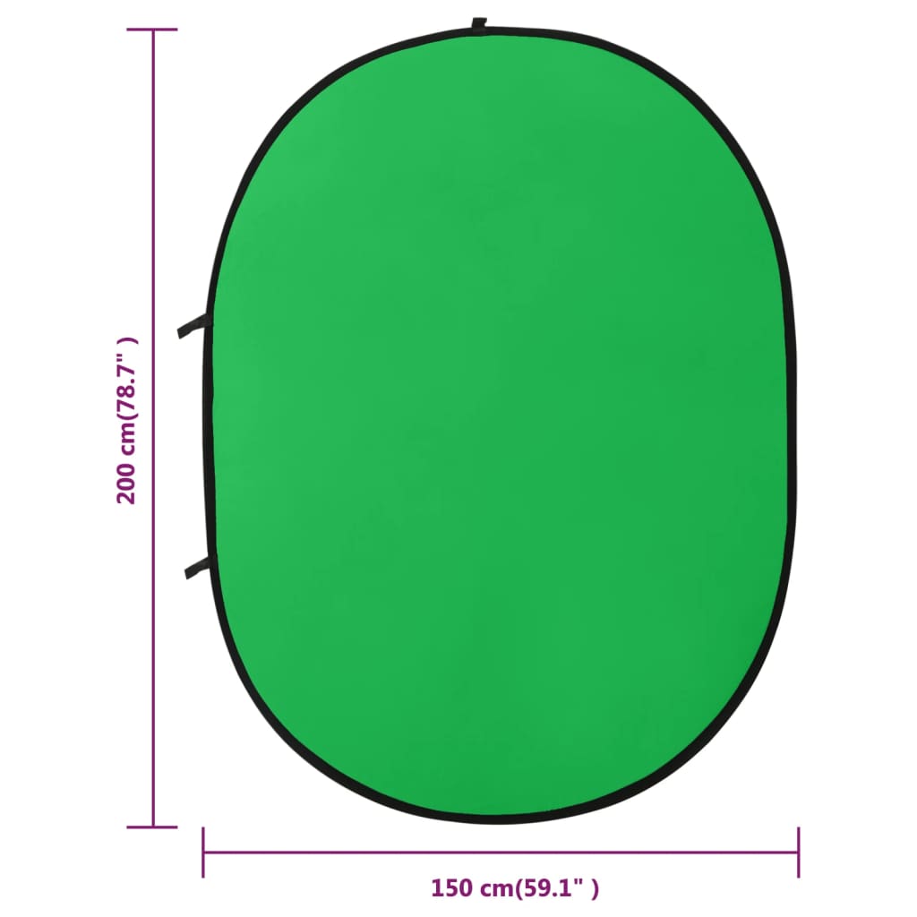 vidaXL Fotostudioset met lichtset, achtergrondscherm en reflector