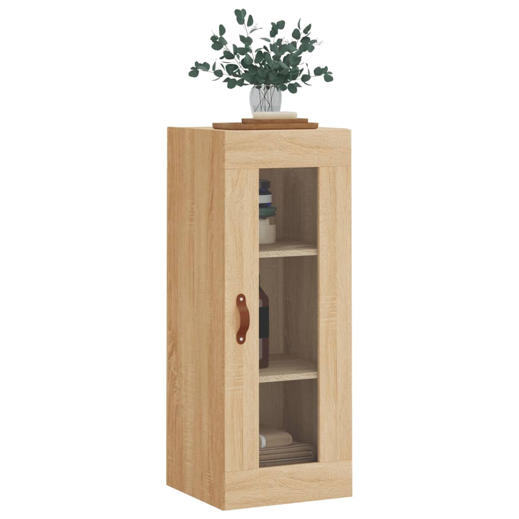 vidaXL Hangkast 34,5x34x90 cm sonoma eikenkleurig