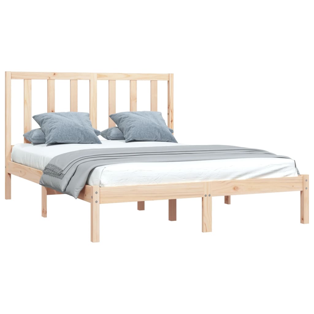 vidaXL Bedframe massief grenenhout 160x200 cm