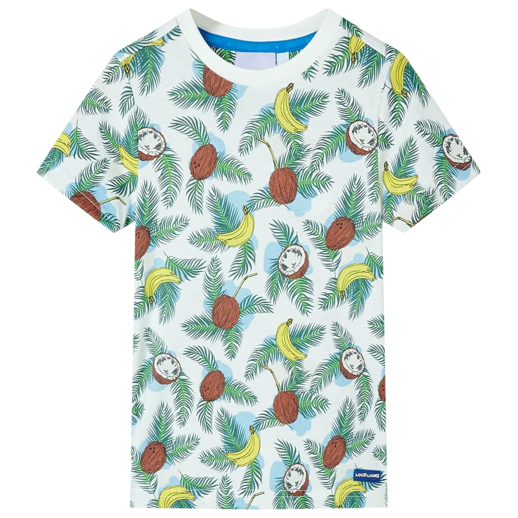 Kindershirt met korte mouwen 104 meerkleurig