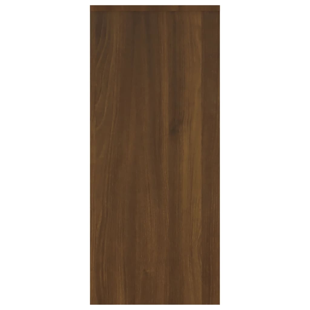vidaXL Dressoir 102x33x75 cm bewerkt hout bruin eikenkleur
