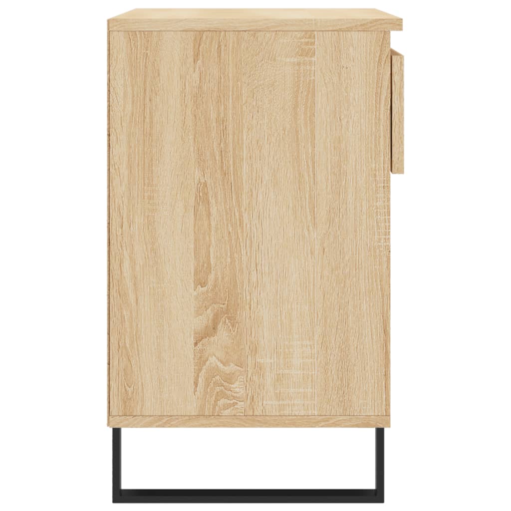 vidaXL Schoenenkast 70x36x60 cm bewerkt hout sonoma eikenkleurig