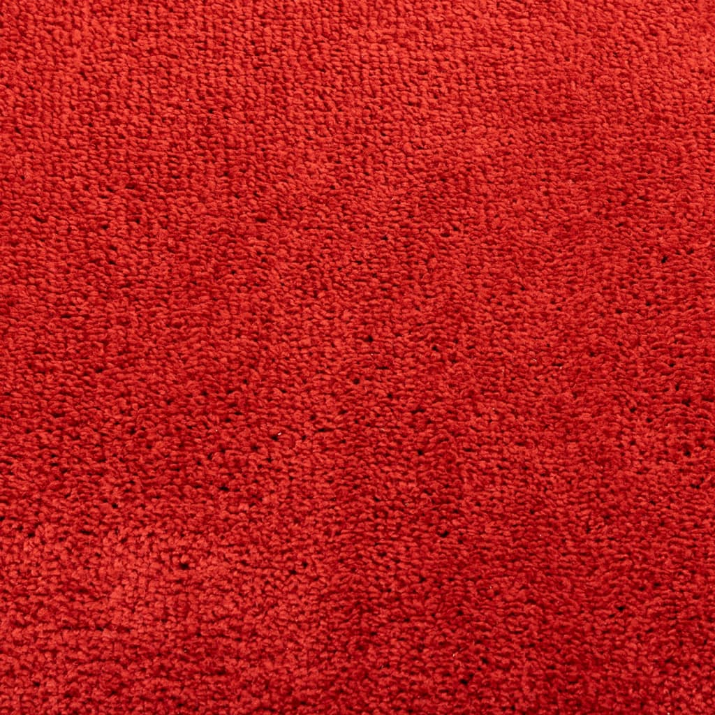 vidaXL Vloerkleed OVIEDO laagpolig 80x200 cm rood