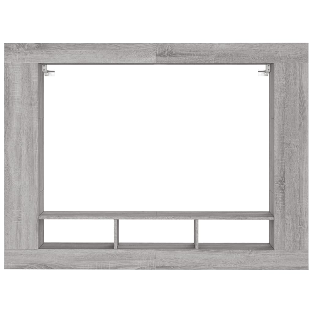 vidaXL Tv-meubel 152x22x113 cm bewerkt hout grijs sonoma eikenkleurig