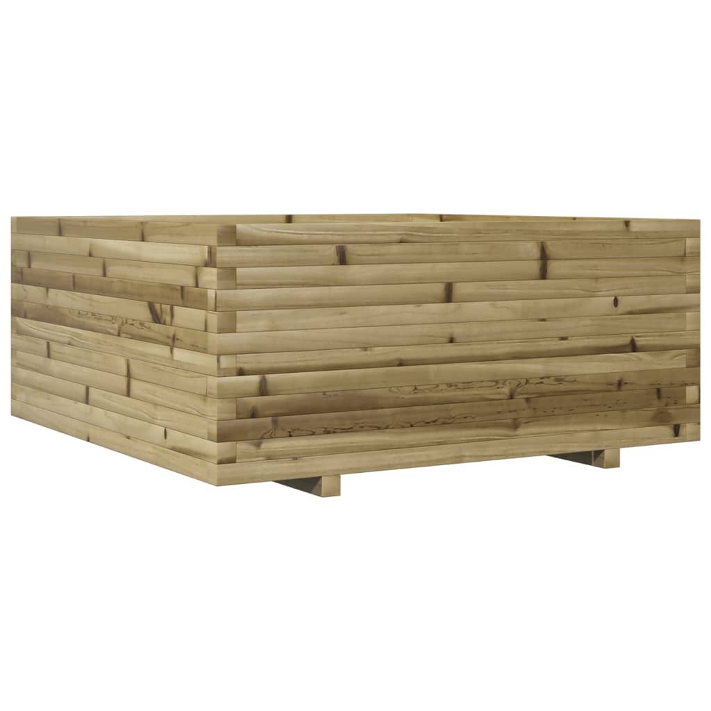 vidaXL Plantenbak 110x110x49,5 cm geïmpregneerd grenenhout