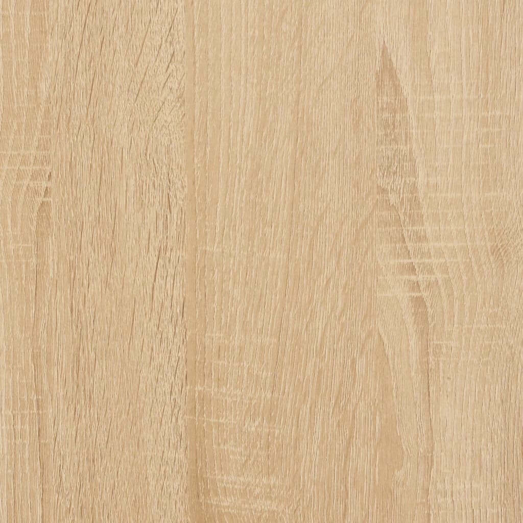 vidaXL Nachtkastjes 2 st 40x30x50 cm bewerkt hout sonoma eikenkleurig