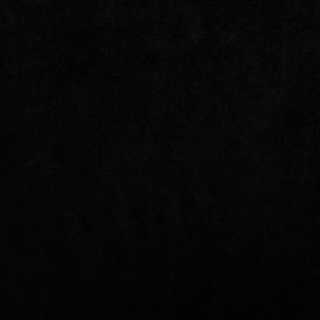 vidaXL Hondenmand 70x52x30 cm fluweel zwart