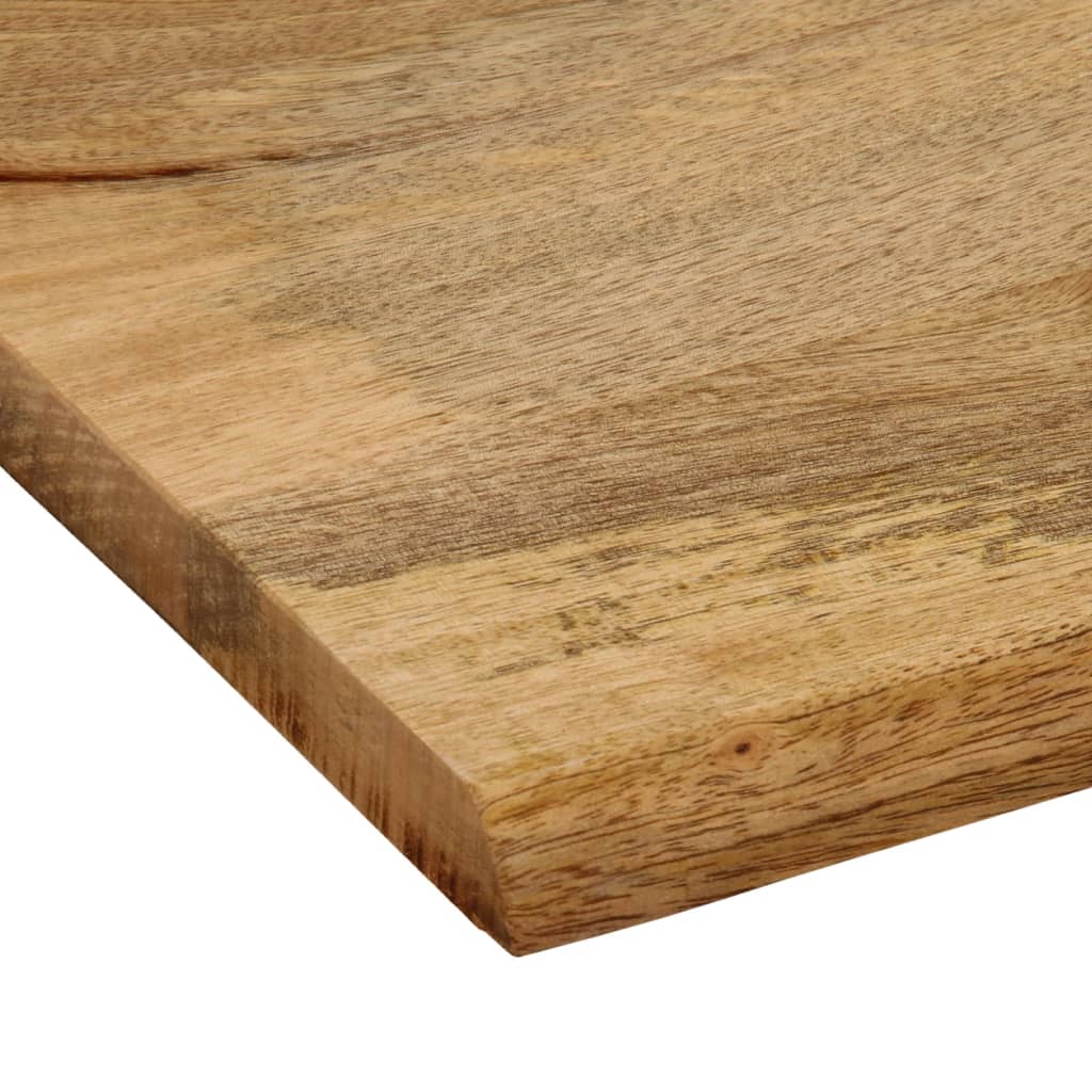 vidaXL Tafelblad met natuurlijke rand 90x80x2,5 cm massief mangohout