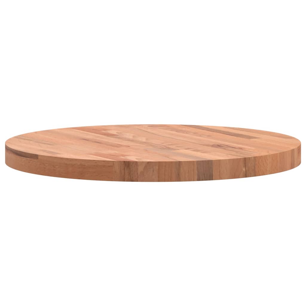 vidaXL Tafelblad rond Ø60x4 cm massief beukenhout