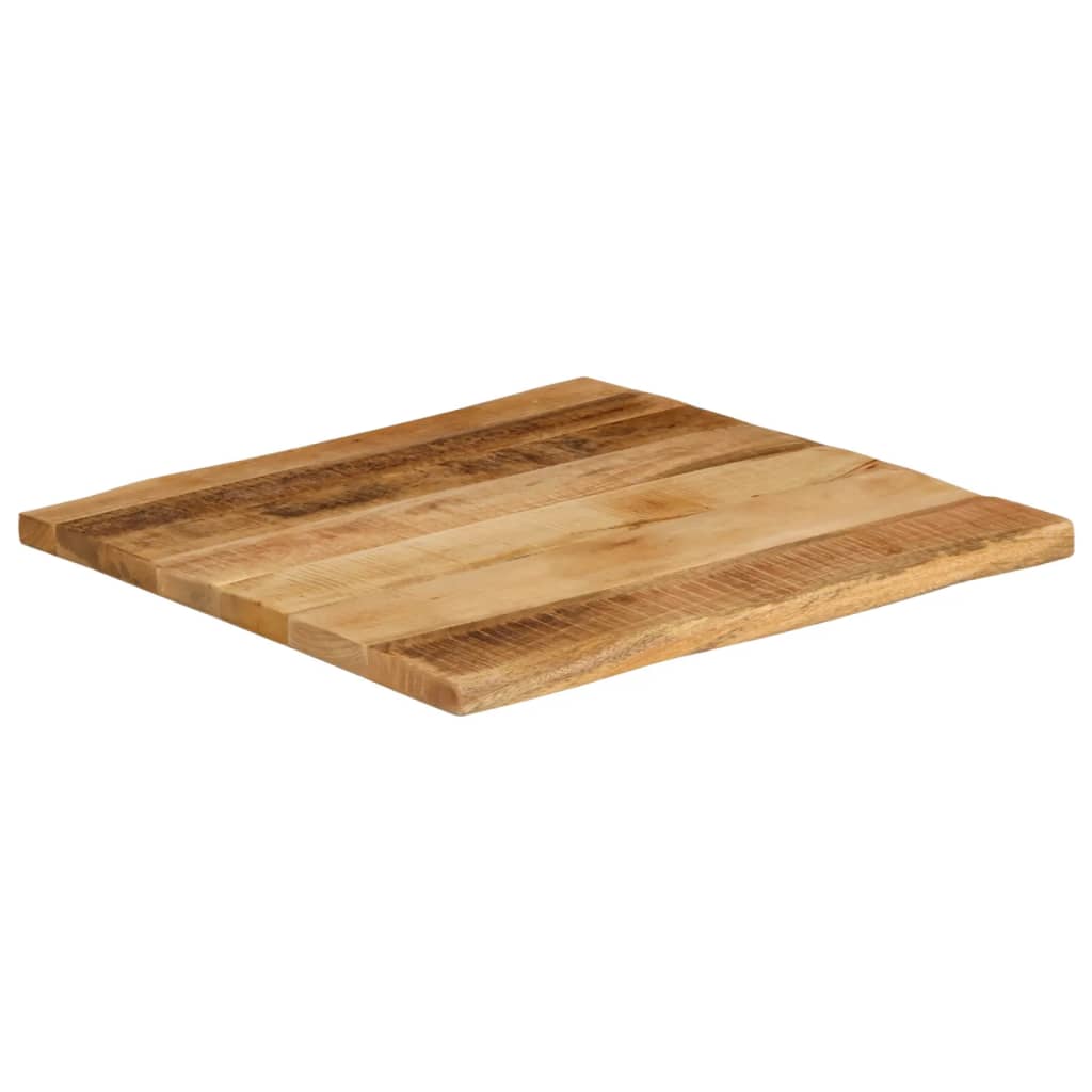 vidaXL Tafelblad met natuurlijke rand 40x40x2,5 cm massief mangohout