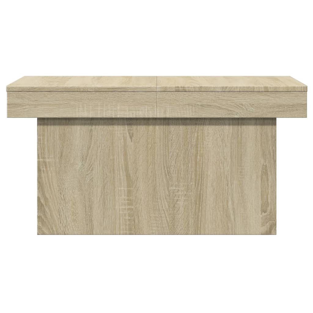 vidaXL Salontafel 100x55x40 cm bewerkt hout sonoma eikenkleurig