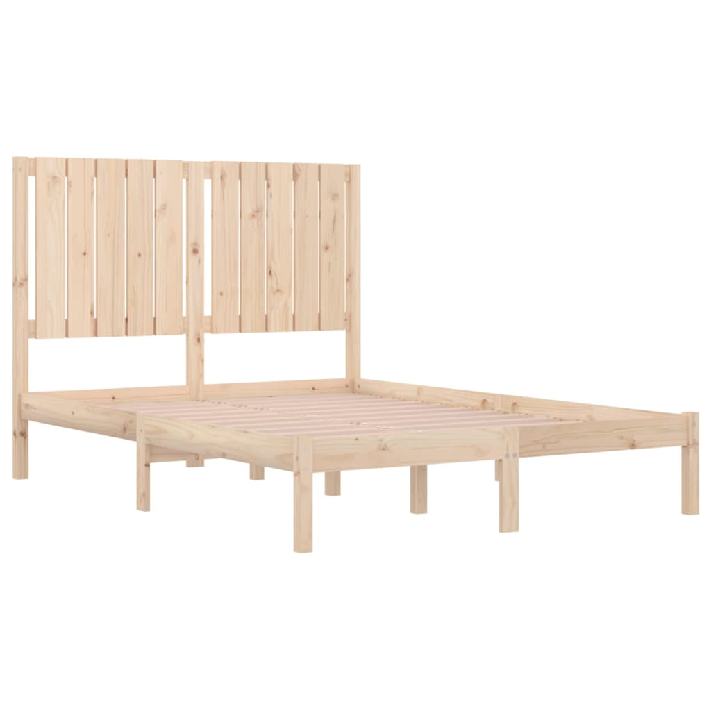 vidaXL Bedframe massief hout 120x190 cm