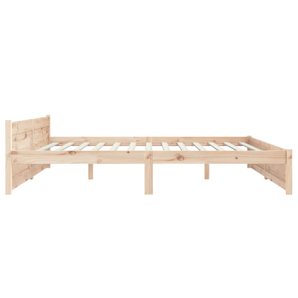 vidaXL Bedframe massief hout 180x200 cm