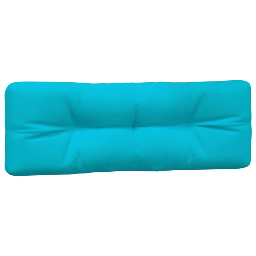 vidaXL Palletkussens 7 st stof turquoise